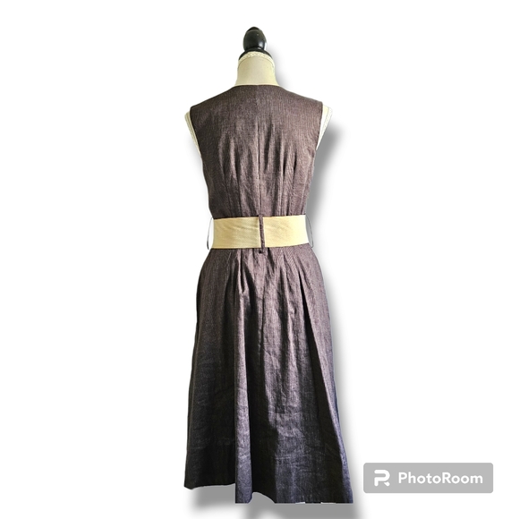 Barkins | Brown dress | Size-10 | with original belt plus free belt - Picture 4 of 9